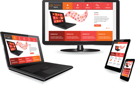 Responsive websites adjust to suit whatever device you are using
